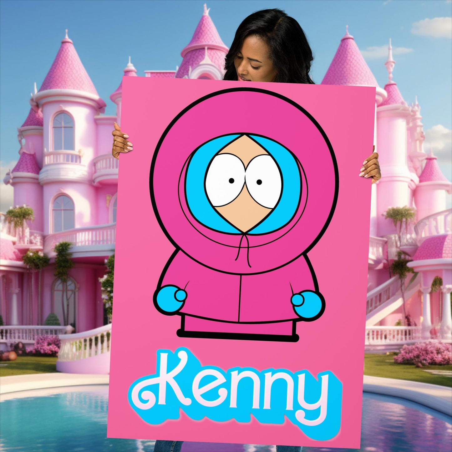 Kenny McCormick Ken Ryan Gosling Barbie South Park Kenny Poster 70×100 cm Posters Barbie Ken Kenny Movies South Park TV Shows Next Cult Brand