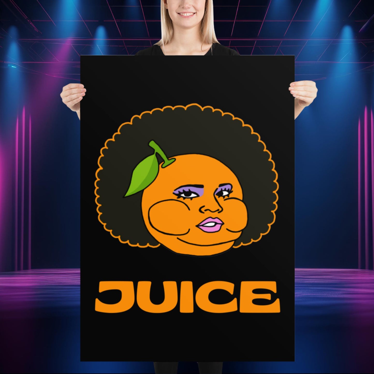 Blame It On My Juice Lizzo Merch Lizzo Gift Song Lyrics Lizzo Poster 70×100 cm Posters Lizzo Music Next Cult Brand