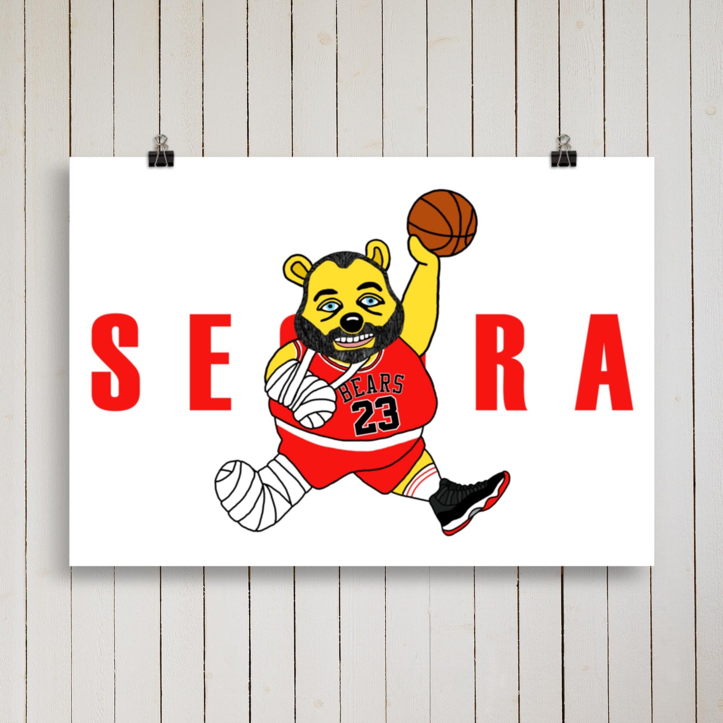 Air Segura, Tom Segura Basketball, Your Mom's House (YMH), 2 Bears 1 Cave, Funny Poster 70×100 cm Posters 2 Bears 1 Cave Air Segura Podcasts Stand-up Comedy Tom Segura YMH Next Cult Brand