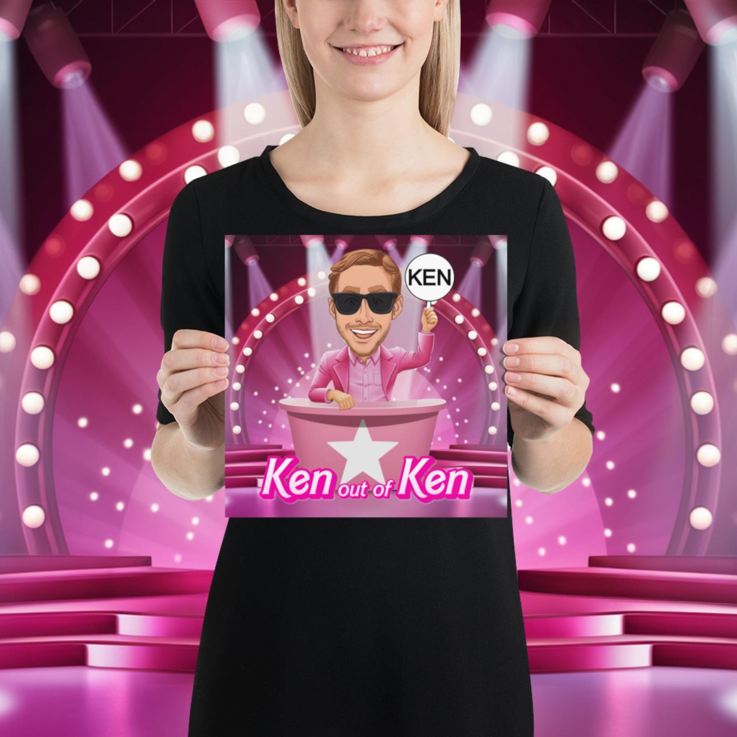 Ken out of Ken Ryan Gosling Barbie Movie Poster 10″×10″ Posters Barbie Celebrities Ken Movies Ryan Gosling Next Cult Brand
