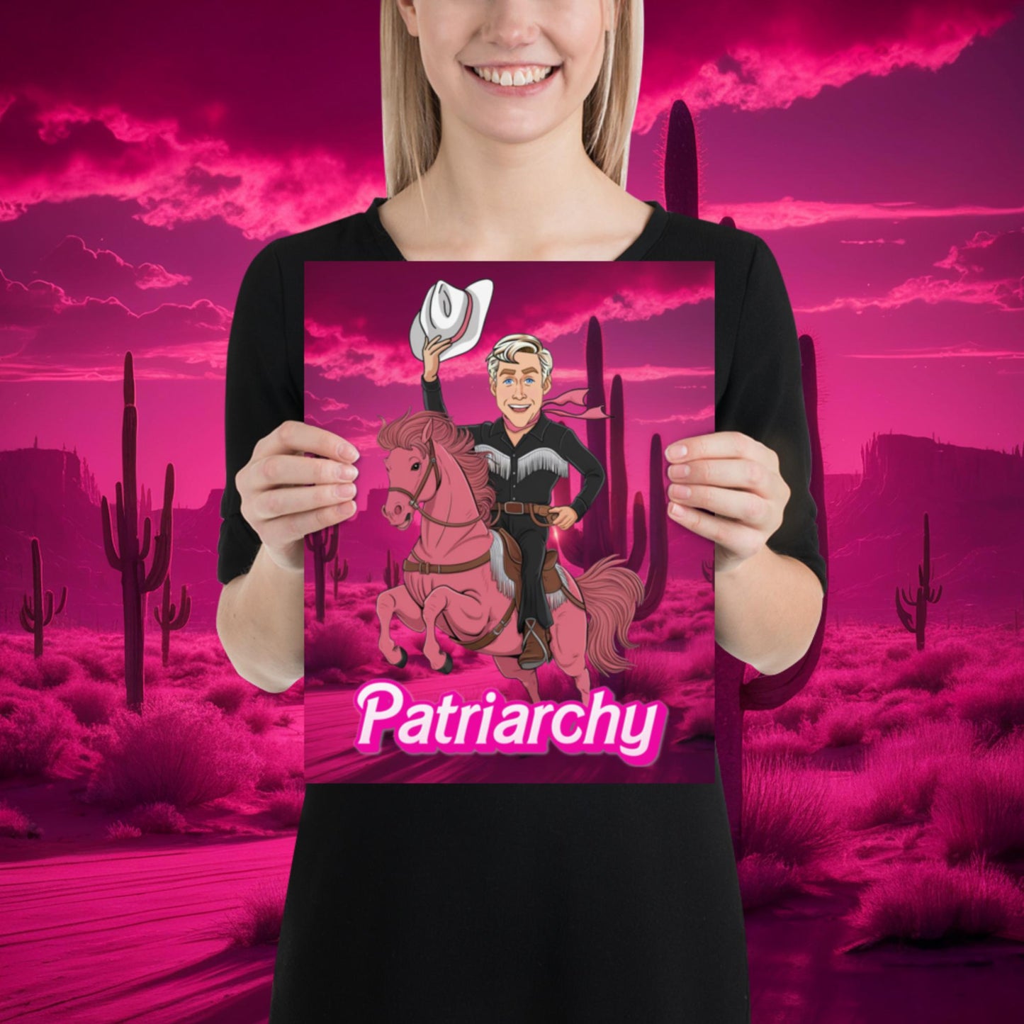 Ken Barbie Movie When I found out the patriarchy wasn't just about horses, I lost interest Poster 11″×14″ Posters Barbie Celebrities Ken Movies Ryan Gosling Next Cult Brand
