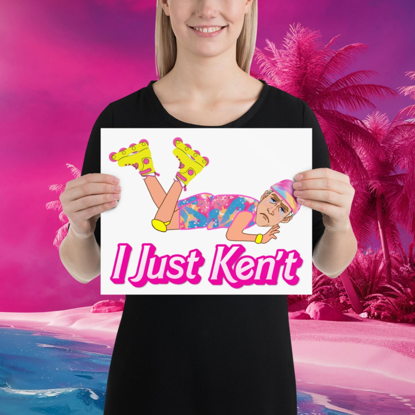 I Just Ken't I just Can't Ryan Gosling Ken Barbie Movie Poster 11″×14″ Posters Barbie Celebrities Ken Movies Ryan Gosling Next Cult Brand