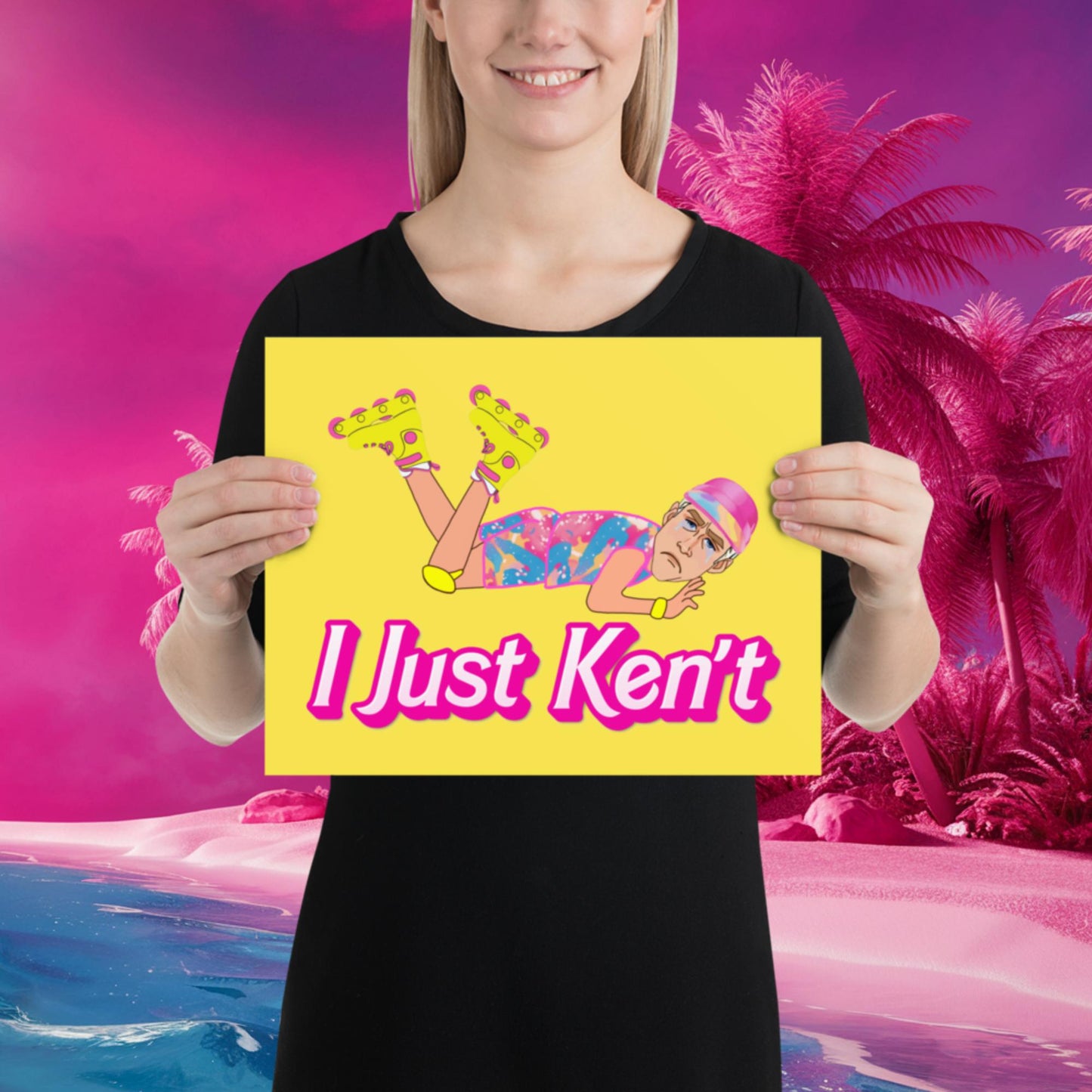 I Just Ken't I just Can't Ryan Gosling Ken Barbie Movie Poster 11″×14″ Posters Barbie Celebrities Ken Movies Ryan Gosling Next Cult Brand