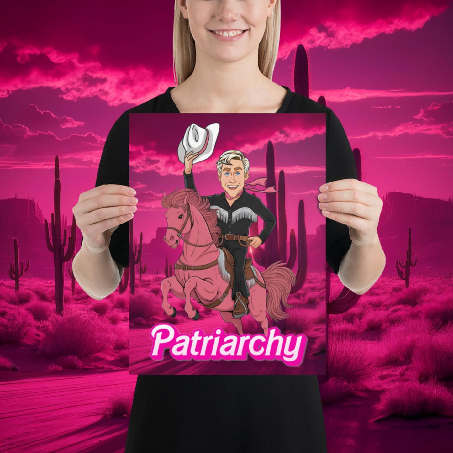 Ken Barbie Movie When I found out the patriarchy wasn't just about horses, I lost interest Poster 12″×16″ Posters Barbie Celebrities Ken Movies Ryan Gosling Next Cult Brand