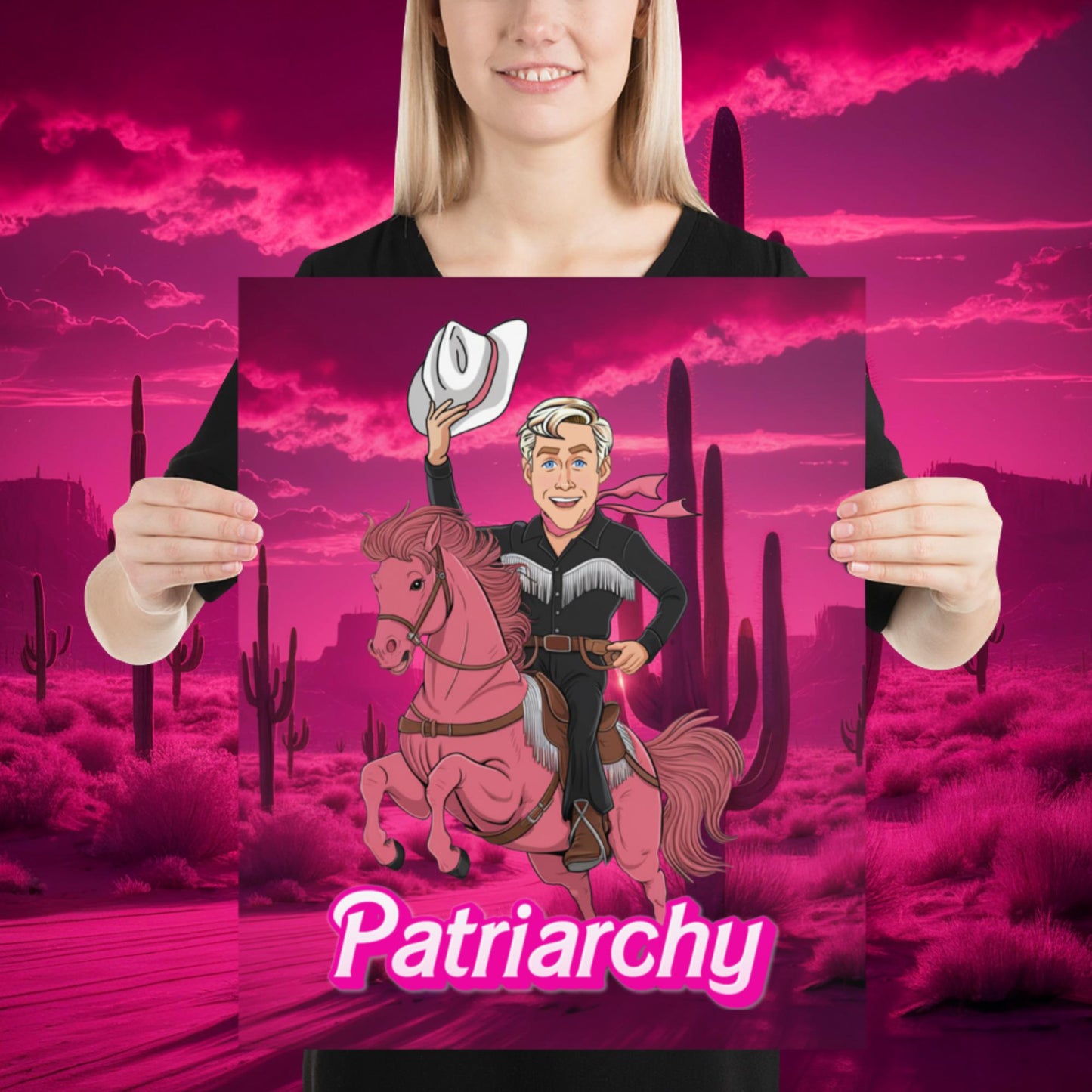 Ken Barbie Movie When I found out the patriarchy wasn't just about horses, I lost interest Poster 16″×20″ Posters Barbie Celebrities Ken Movies Ryan Gosling Next Cult Brand