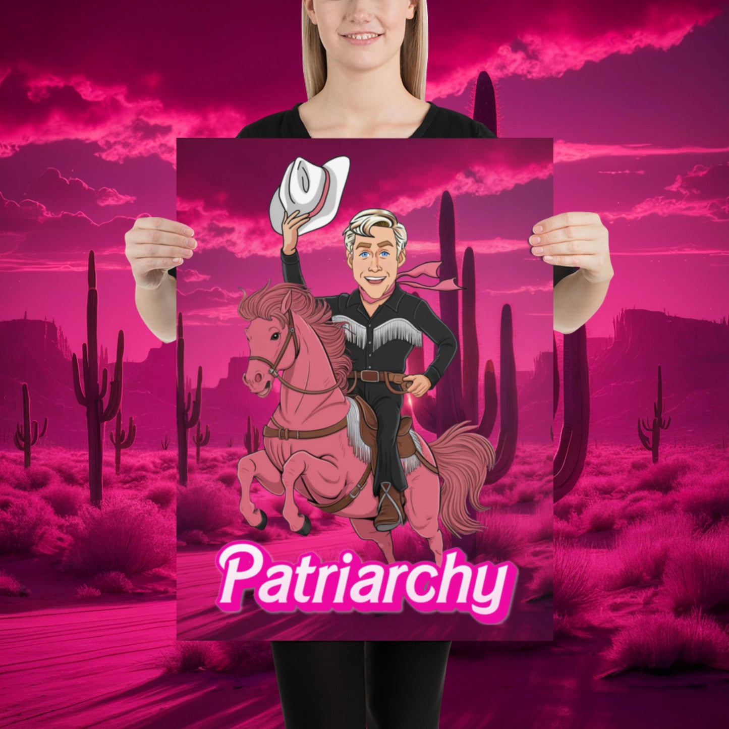 Ken Barbie Movie When I found out the patriarchy wasn't just about horses, I lost interest Poster 18″×24″ Posters Barbie Celebrities Ken Movies Ryan Gosling Next Cult Brand