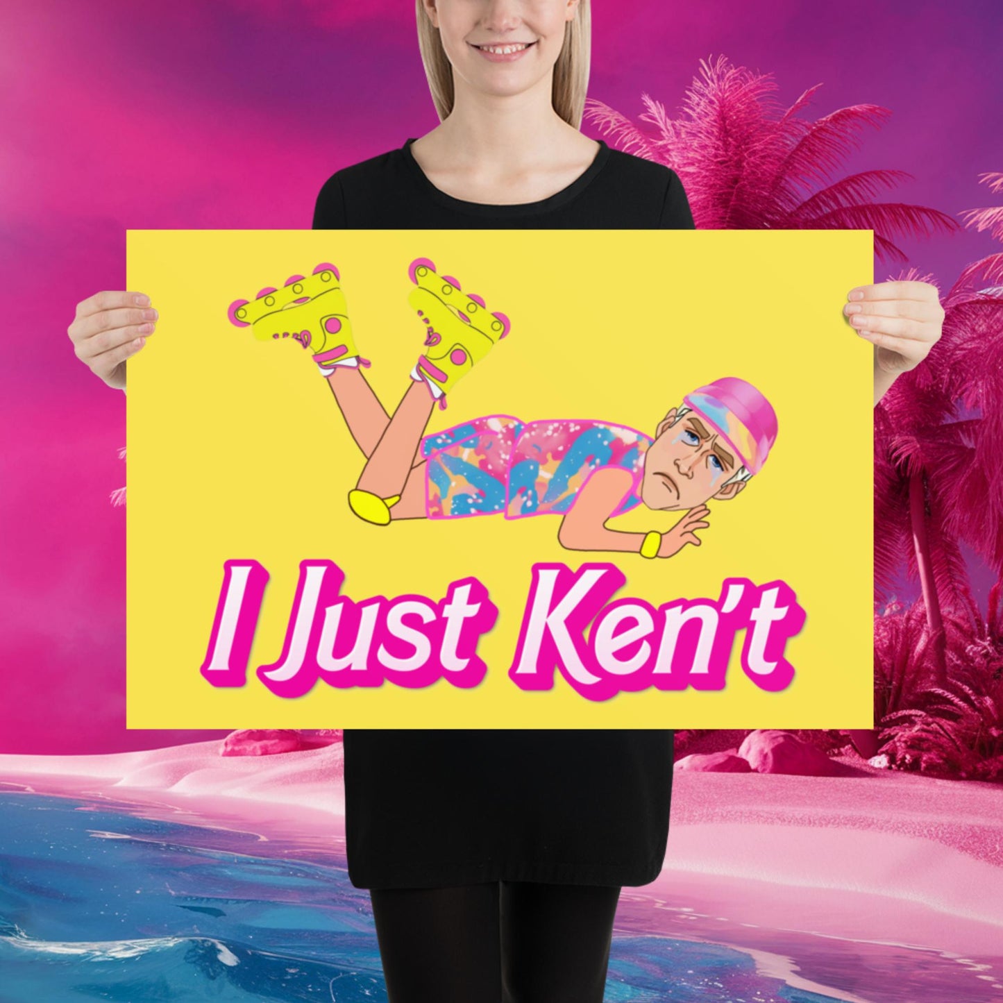 I Just Ken't I just Can't Ryan Gosling Ken Barbie Movie Poster 20″×30″ Posters Barbie Celebrities Ken Movies Ryan Gosling Next Cult Brand