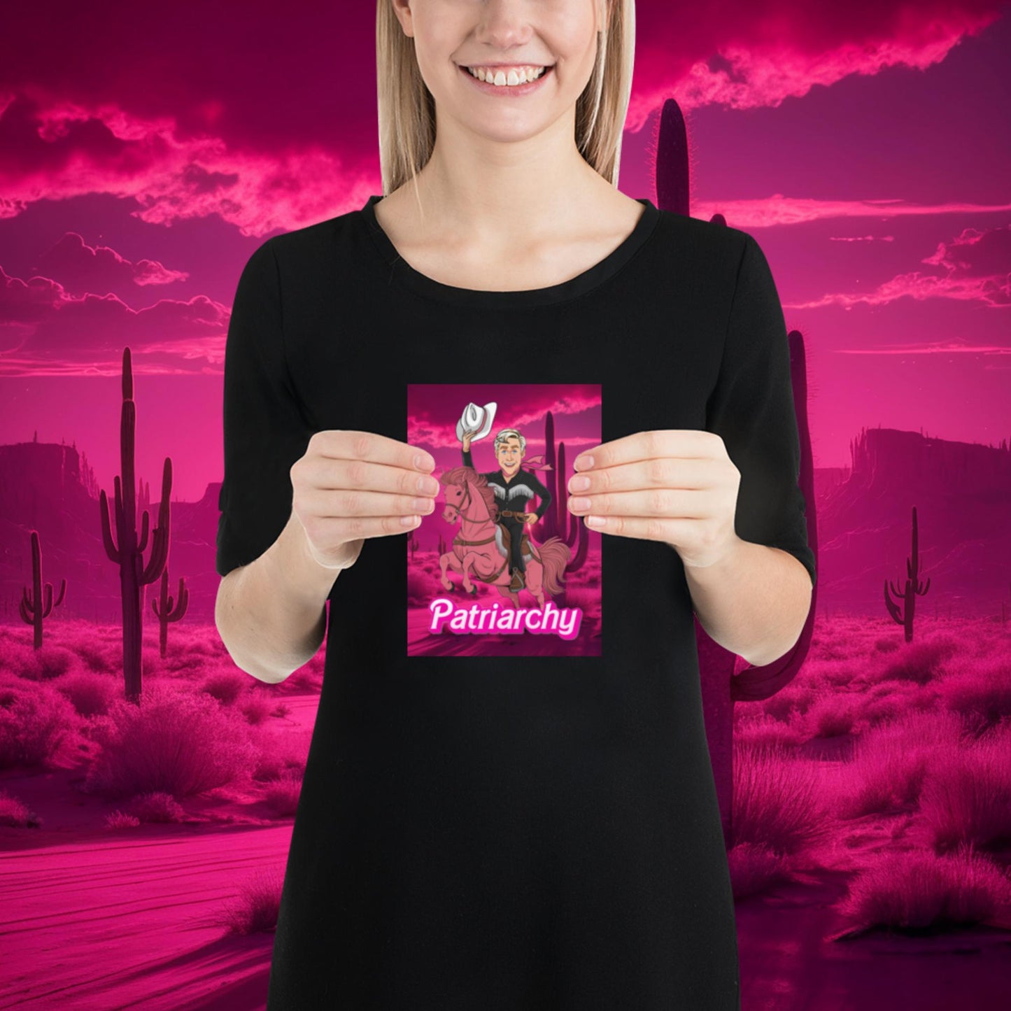 Ken Barbie Movie When I found out the patriarchy wasn't just about horses, I lost interest Poster 5″×7″ Posters Barbie Celebrities Ken Movies Ryan Gosling Next Cult Brand