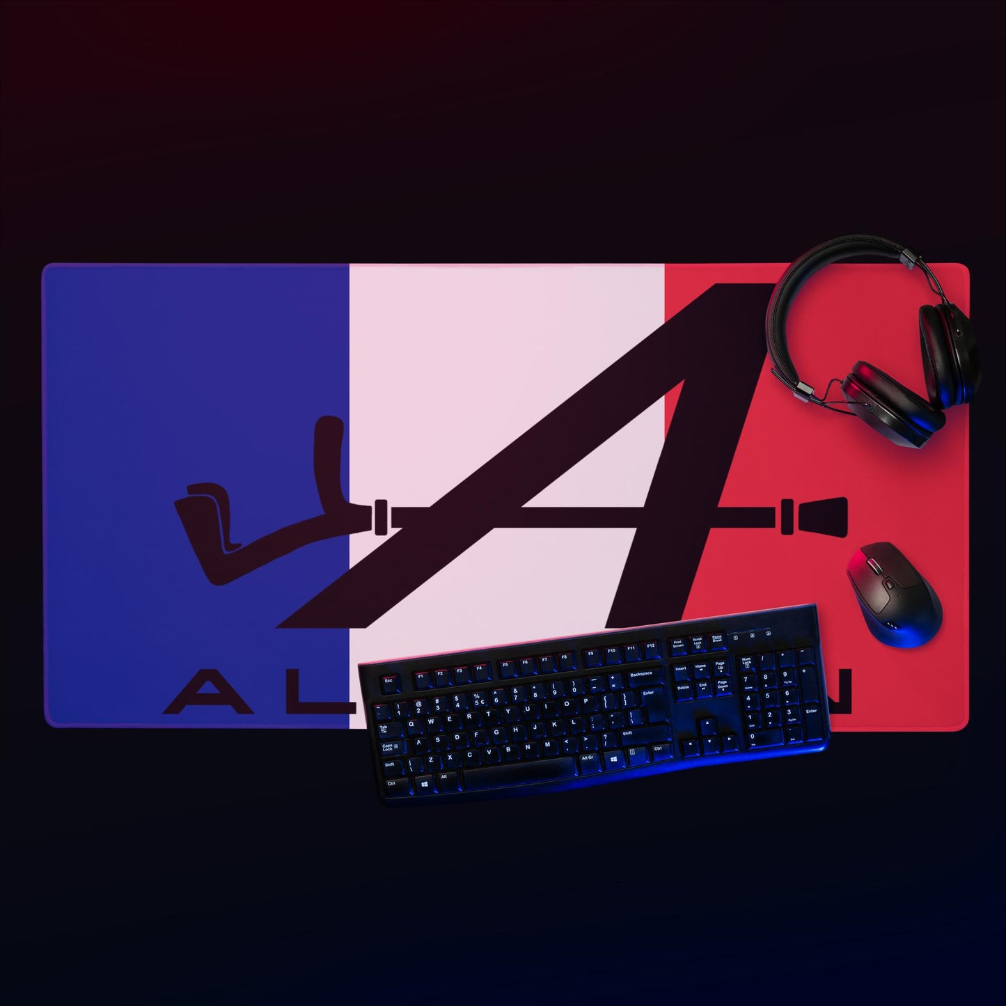 Allpain Alpine F1 Formula 1 Pierre Gasly Esteban Ocon Alpine Gaming mouse pad 36″×18″ Mouse Pads Alpine F1 Next Cult Brand