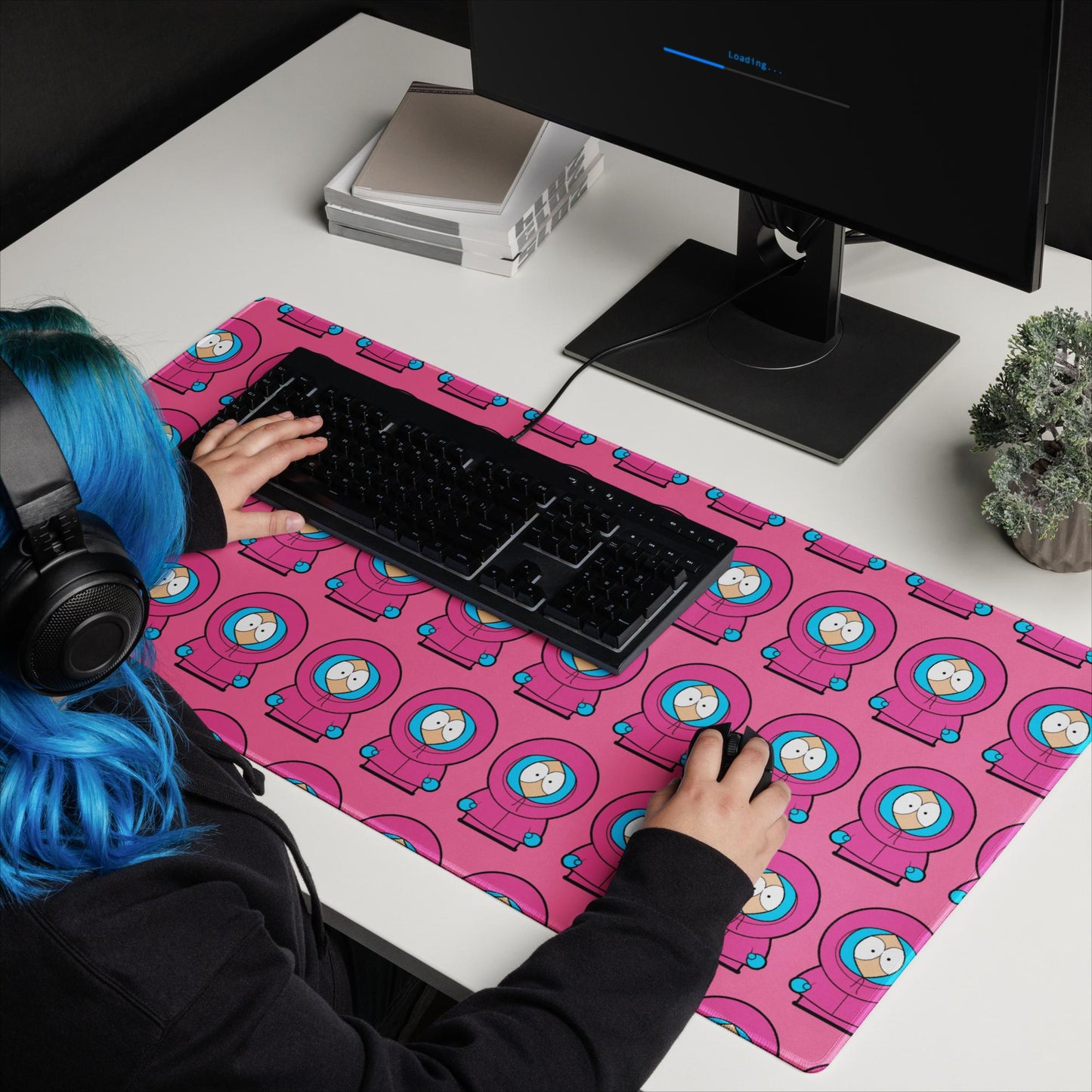 Kenny McCormick Ken Ryan Gosling Barbie South Park Kenny Gaming mouse pad 36″×18″ Mouse Pads Barbie Ken Kenny Movies South Park TV Shows Next Cult Brand