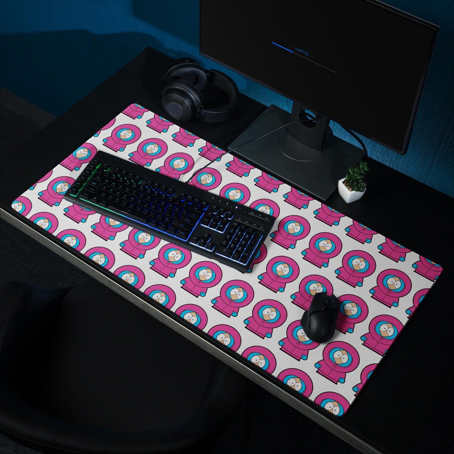 Kenny McCormick Ken Ryan Gosling Barbie South Park Kenny Gaming mouse pad 36″×18″ Mouse Pads Barbie Ken Kenny Movies South Park TV Shows Next Cult Brand