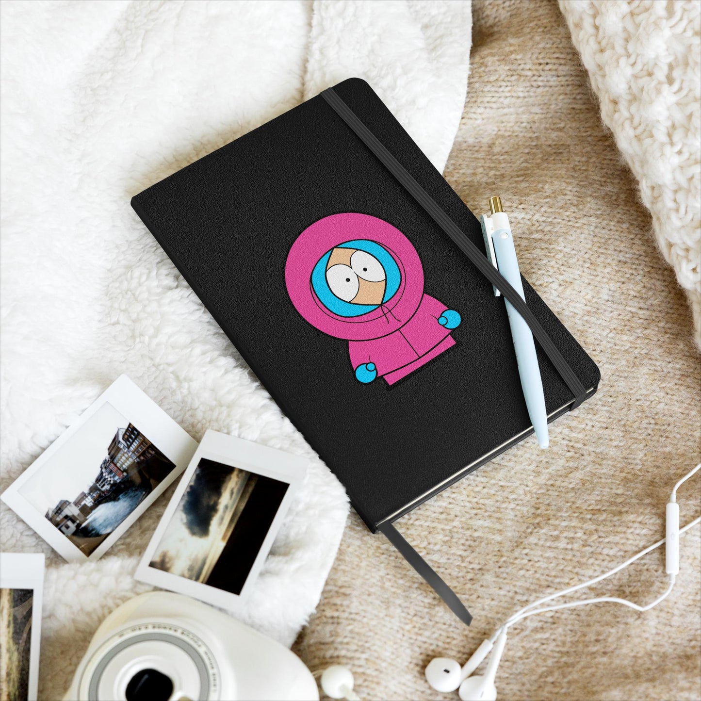 Kenny McCormick Ken Ryan Gosling Barbie South Park Kenny Hardcover notebook Black Notebooks Barbie Ken Kenny Movies South Park TV Shows Next Cult Brand
