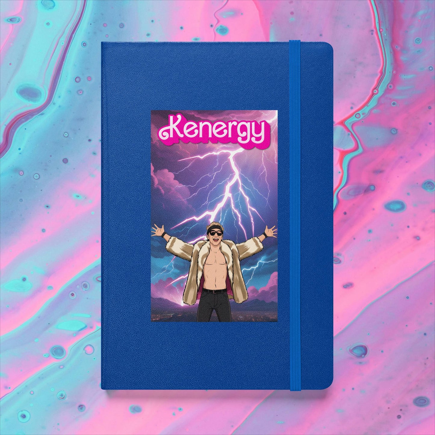 Kenergy Barbie Ryan Gosling Ken Hardcover notebook Blue Notebooks Barbie Celebrities Ken Kenergy Movies Ryan Gosling Next Cult Brand