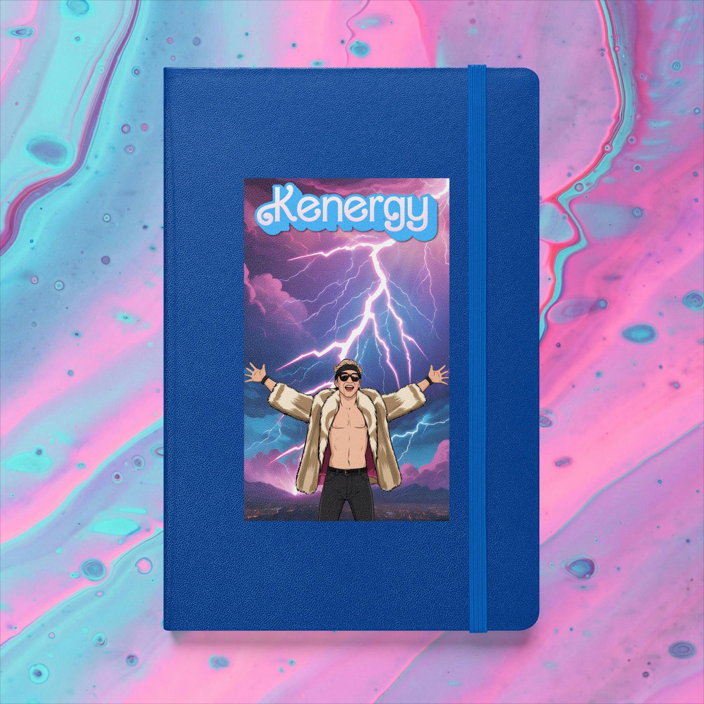 Kenergy Barbie Ryan Gosling Ken Hardcover notebook Blue Notebooks Barbie Celebrities Ken Kenergy Movies Ryan Gosling Next Cult Brand