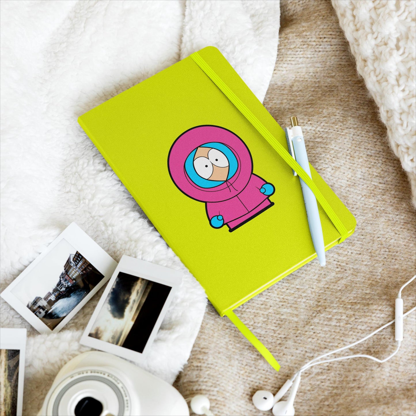 Kenny McCormick Ken Ryan Gosling Barbie South Park Kenny Hardcover notebook Lime Notebooks Barbie Ken Kenny Movies South Park TV Shows Next Cult Brand
