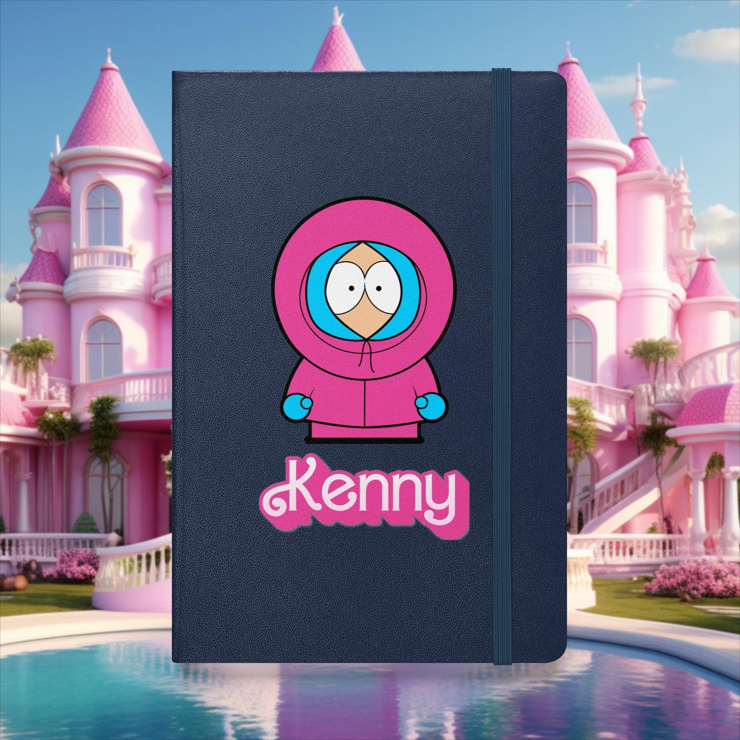 Kenny McCormick Ken Ryan Gosling Barbie South Park Kenny Hardcover bound notebook Navy Notebooks Barbie Ken Kenny Movies South Park TV Shows Next Cult Brand