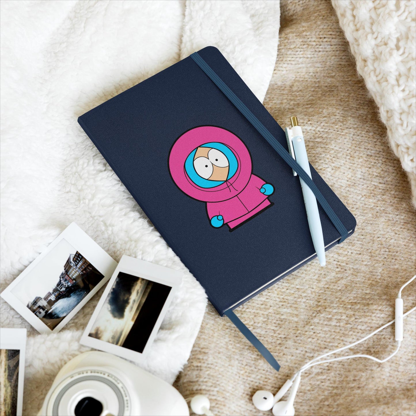 Kenny McCormick Ken Ryan Gosling Barbie South Park Kenny Hardcover notebook Navy Notebooks Barbie Ken Kenny Movies South Park TV Shows Next Cult Brand