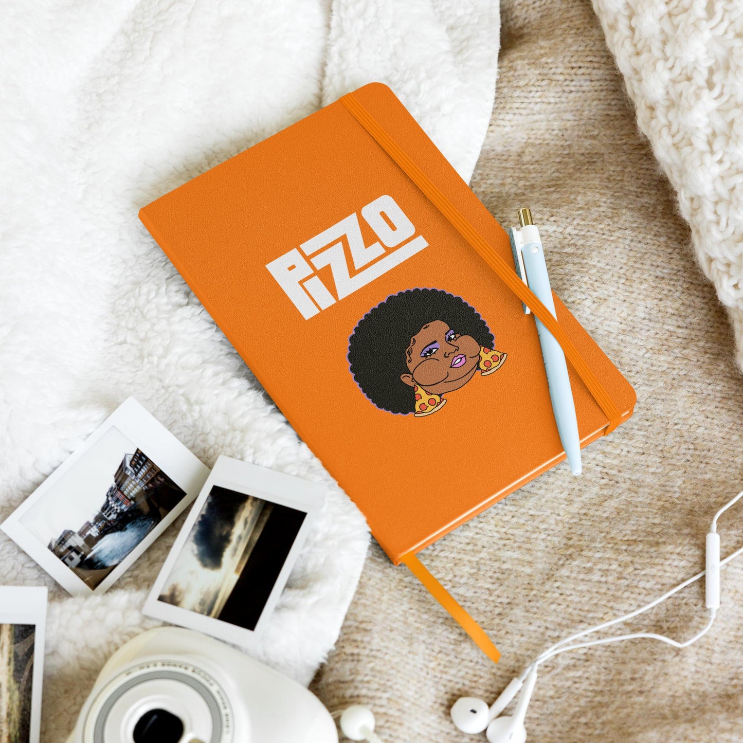 Pizzo Lizzo Pizza Lizzo Merch Lizzo Gift Song Lyrics Lizzo notebook Orange Notebooks Lizzo Music Next Cult Brand