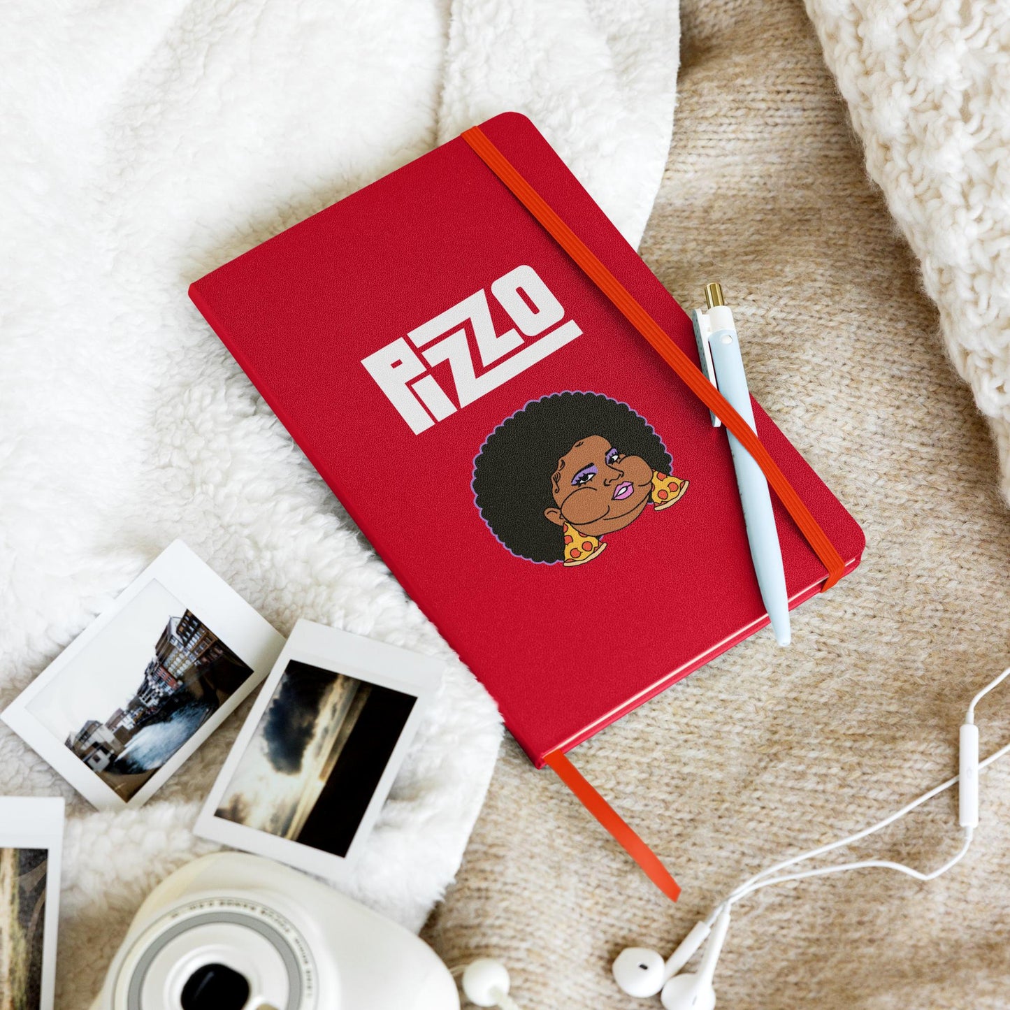 Pizzo Lizzo Pizza Lizzo Merch Lizzo Gift Song Lyrics Lizzo notebook Red Notebooks Lizzo Music Next Cult Brand