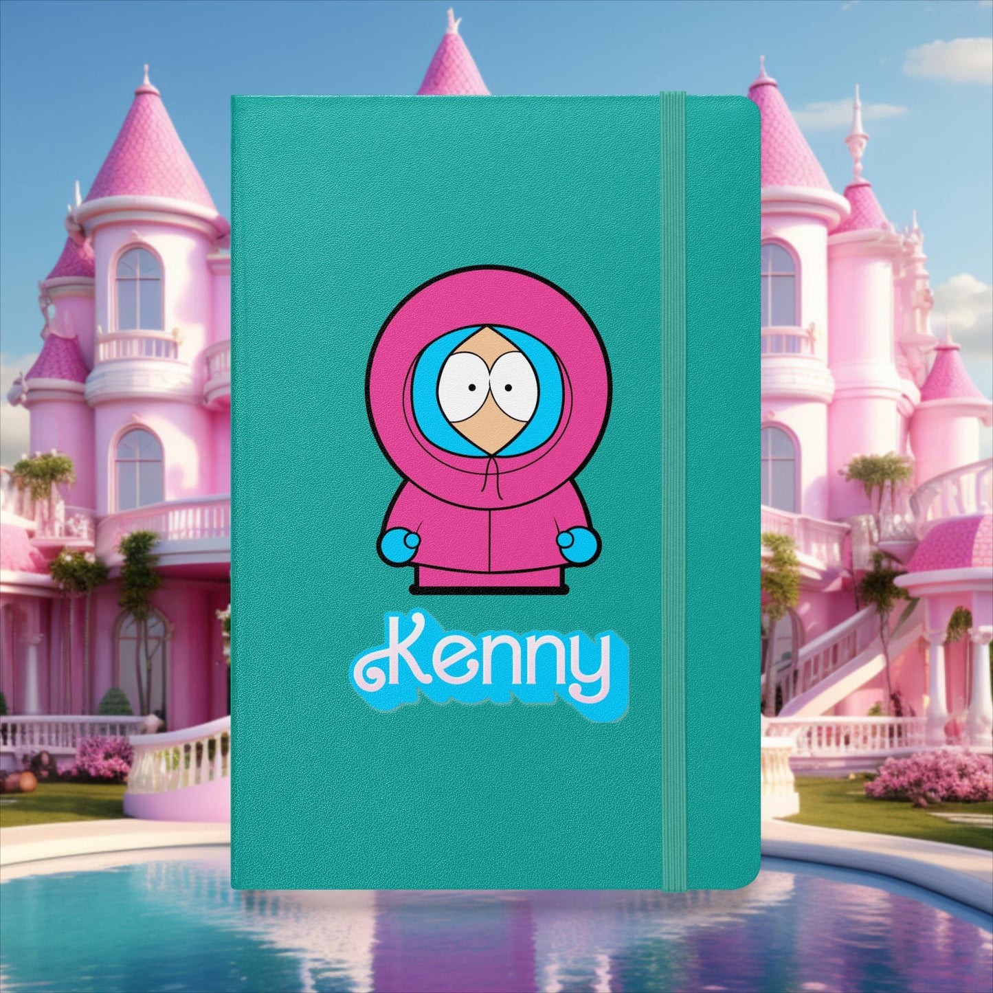Kenny McCormick Ken Ryan Gosling Barbie South Park Kenny Hardcover notebook Turquoise Notebooks Barbie Ken Kenny Movies South Park TV Shows Next Cult Brand