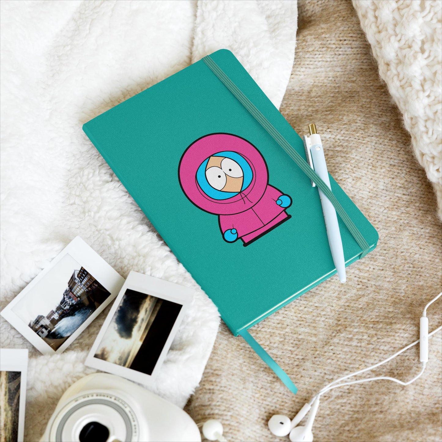 Kenny McCormick Ken Ryan Gosling Barbie South Park Kenny Hardcover notebook Turquoise Notebooks Barbie Ken Kenny Movies South Park TV Shows Next Cult Brand