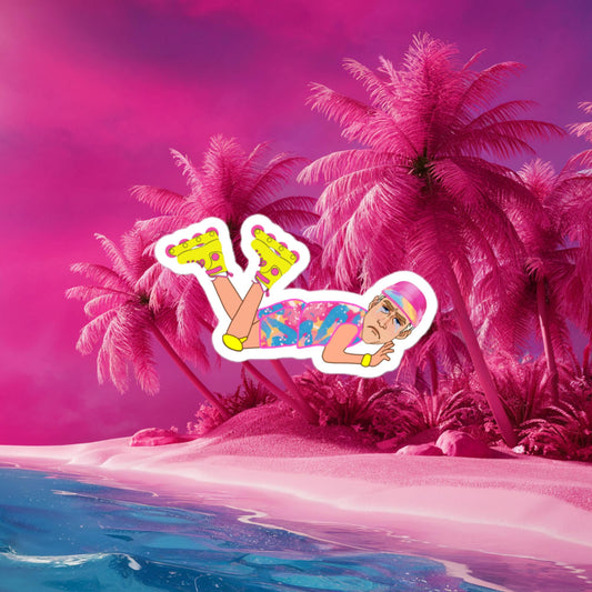 I Just Ken't I just Can't Ryan Gosling Ken Barbie Movie Bubble-free stickers 3″×3″ Stickers Barbie Celebrities Ken Movies Ryan Gosling Next Cult Brand