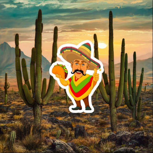 MexiKen Ken Barbie Movie Ryan Gosling Mexican Bubble-free stickers 3″×3″ Stickers Barbie Celebrities Ken Mexico Movies Ryan Gosling Next Cult Brand