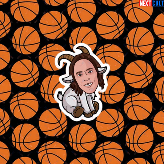 Steve Nash G.O.A.T. Sticker - Funny Basketball Meme Decal - Greatest of All Time Print for Basketball Fans - Perfect Gift for Steve Nash Fans Bubble-free stickers 3″×3″ Stickers Basketball Dallas Mavericks G.O.A.T. NBA Phoenix Suns Steve Nash Next Cult Brand