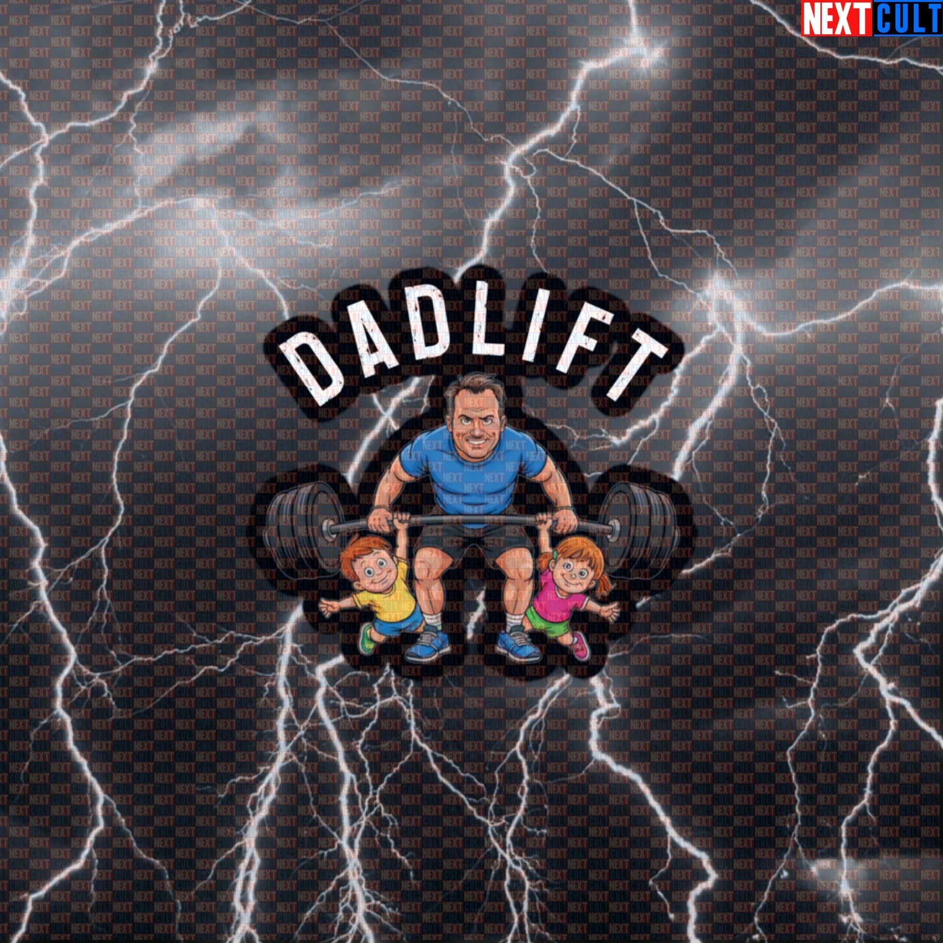 Dadlift Funny Gym Sticker | Gym Dad Workout Decal for Water Bottles & Gym Gear | Fitness Meme Sticker Default Title Stickers Bodybuilding Father's Day Fitness Gym Home Gym Leg Day Powerlifting Workout Next Cult Brand