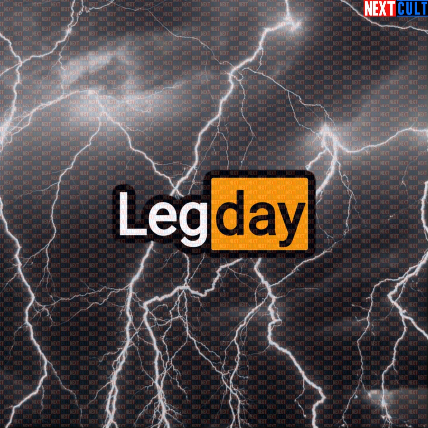 Leg Day Funny Gym Sticker | Squats Deadlifts Workout Decal | Fitness Meme Vinyl Sticker Default Title Bodybuilding Fitness Gym Leg Day Powerlifting Workout Next Cult Brand