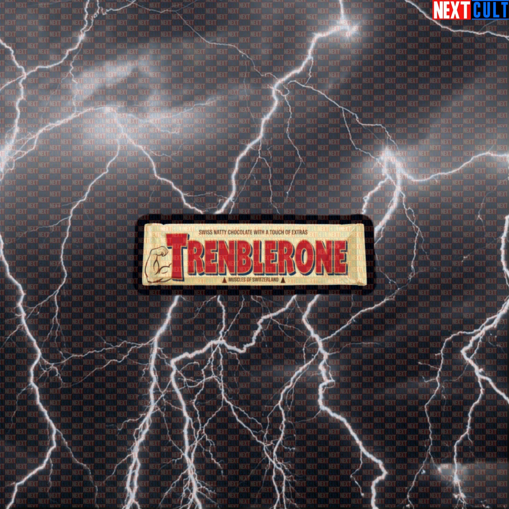 Trenblerone Gym Sticker | Funny Not Natty Chocolate Gains Decal | Bodybuilding Meme Workout Sticker Default Title Bodybuilding Fast Food Fitness Gym Steroids Workout Next Cult Brand