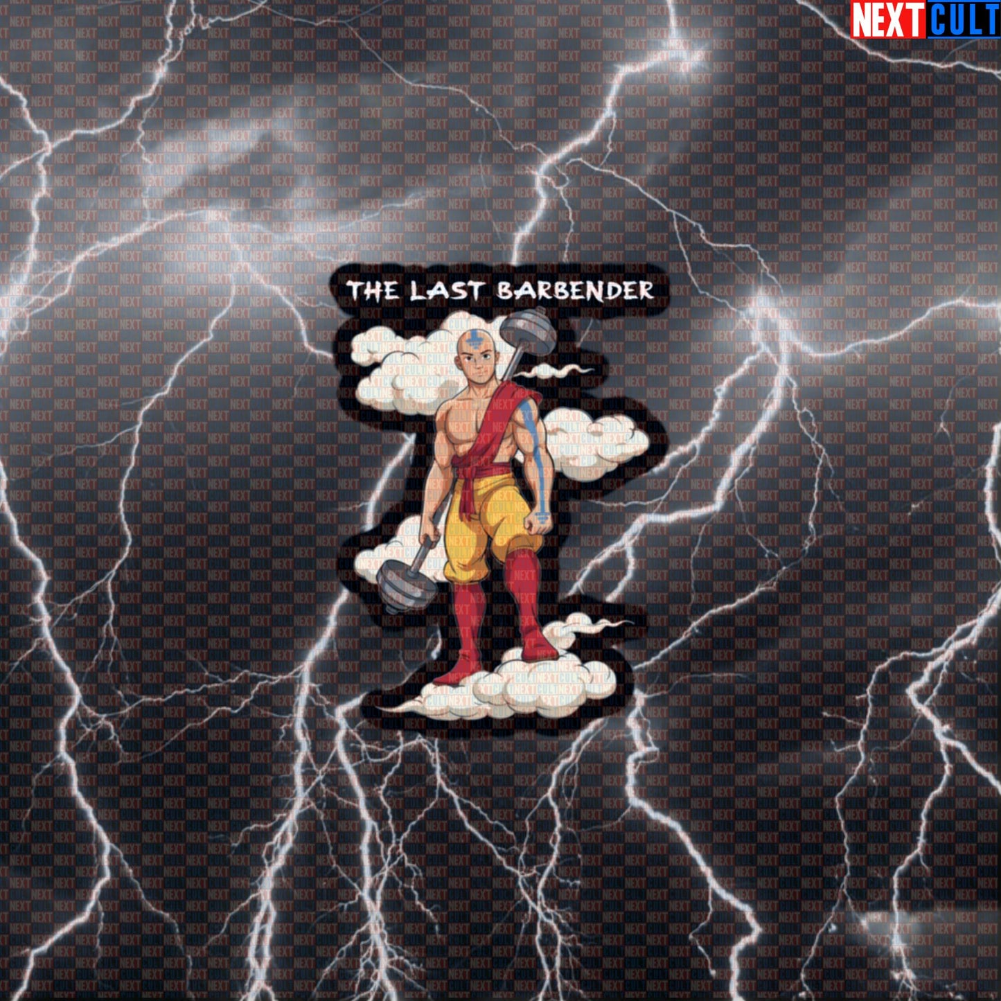 The Last Barbender Gym Sticker | Funny Bending Bars Workout Decal | Avatar Fitness Meme Sticker Default Title Stickers Bodybuilding Fitness Gym Powerlifting TV Workout Next Cult Brand