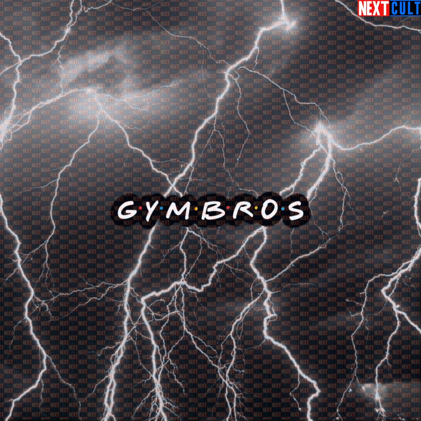 Gym Bros Meme Sticker | Friends Parody Workout Decal for Water Bottles & Gym Gear | Funny Gym Sticker Default Title Stickers Bodybuilding Fitness Gym TV Workout Next Cult Brand