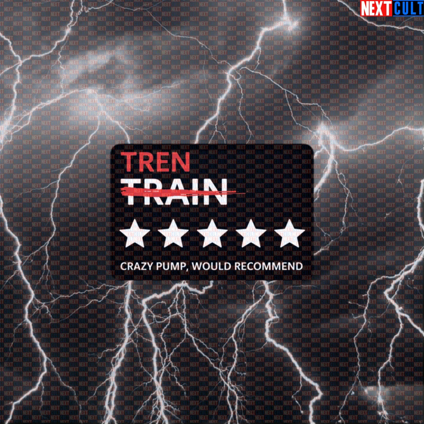 Tren Review Gym Sticker | Funny Not Natty Meme Workout Decal | Bodybuilding Humor Sticker Default Title Bodybuilding Fitness Gym Steroids Workout Next Cult Brand