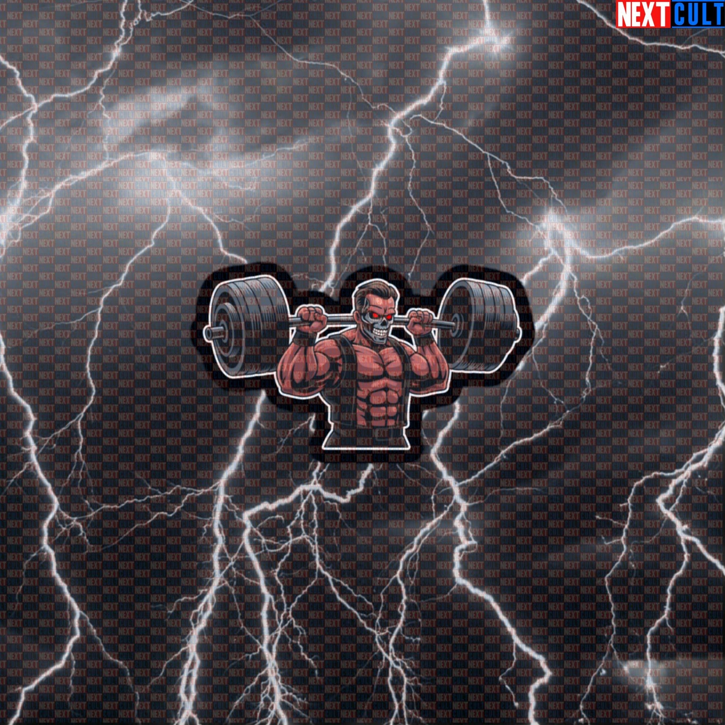 Trenminator Gym Locker Sticker | Not Natty Bodybuilding Decal | Funny Workout Sticker Default Title Bodybuilding Films Fitness Gym Powerlifting Steroids Workout Next Cult Brand