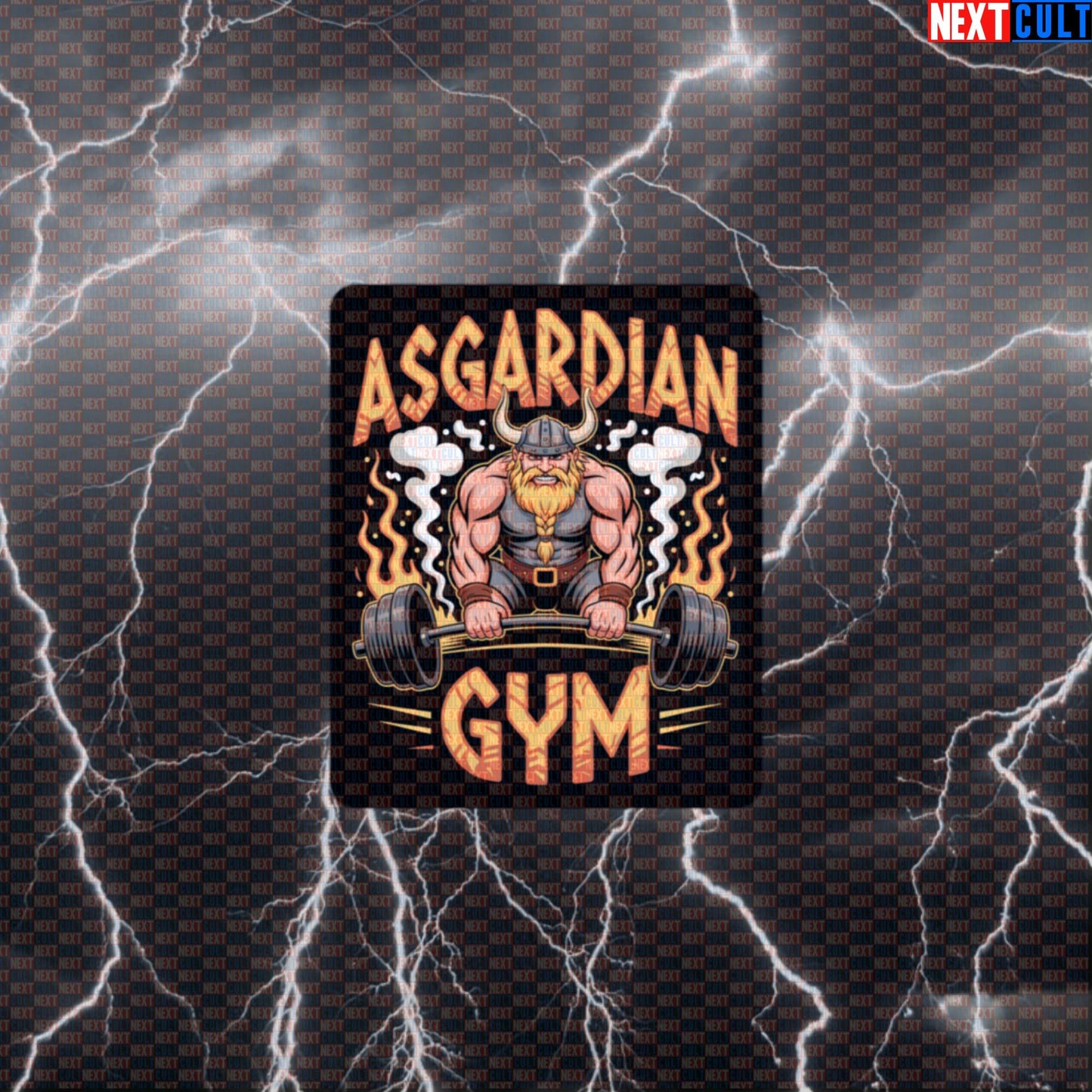 Funny Viking Gym Sticker - Norse Workout Decal For Lifters & Asgardian Gym Memes Default Title Bodybuilding Fitness Gym Vikings Workout Next Cult Brand