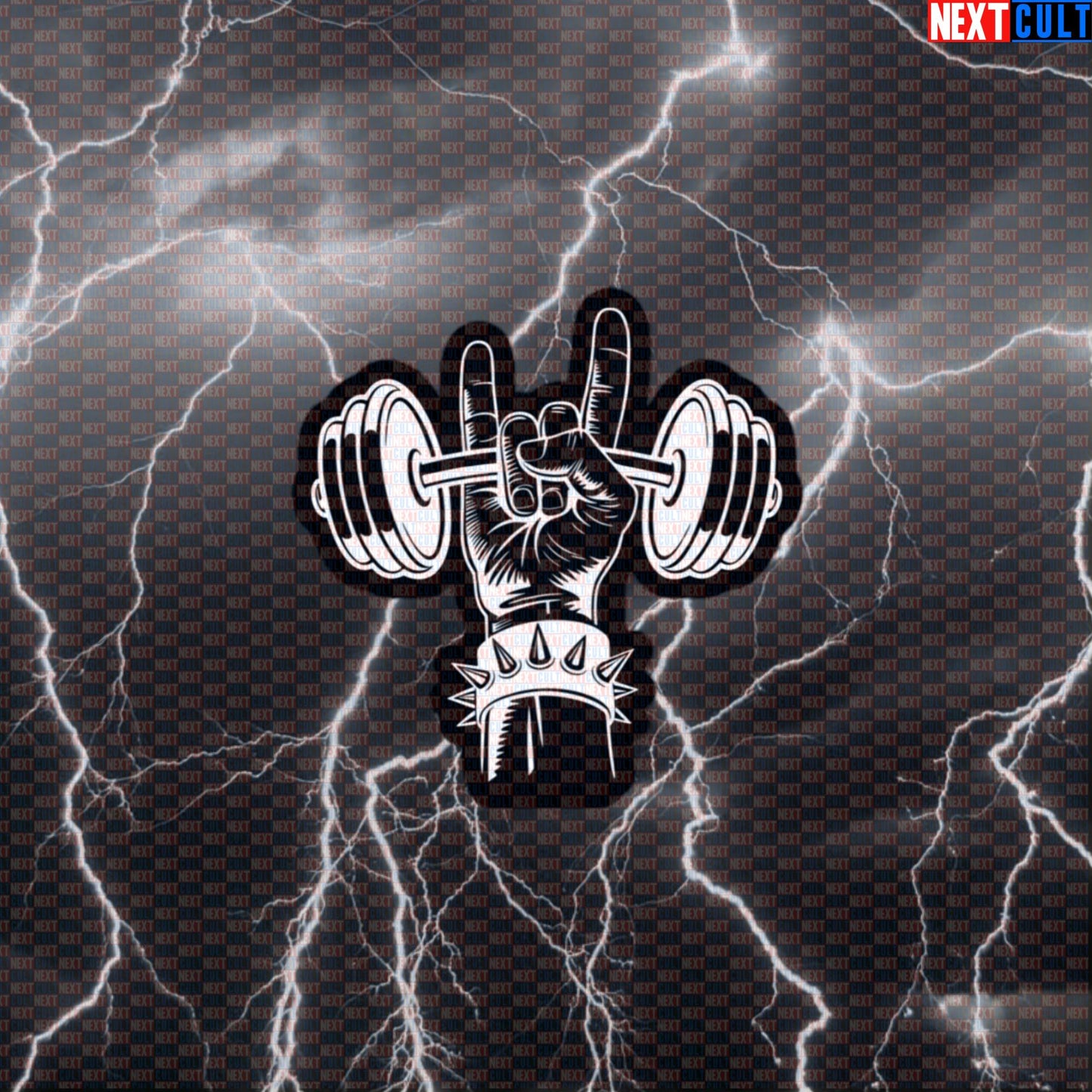 Heavy Metal Gym Sticker - Funny Rock Music Workout Decal for Lifters & Gymbros Default Title Stickers Bodybuilding Fitness Gym Rock Music Workout Next Cult Brand