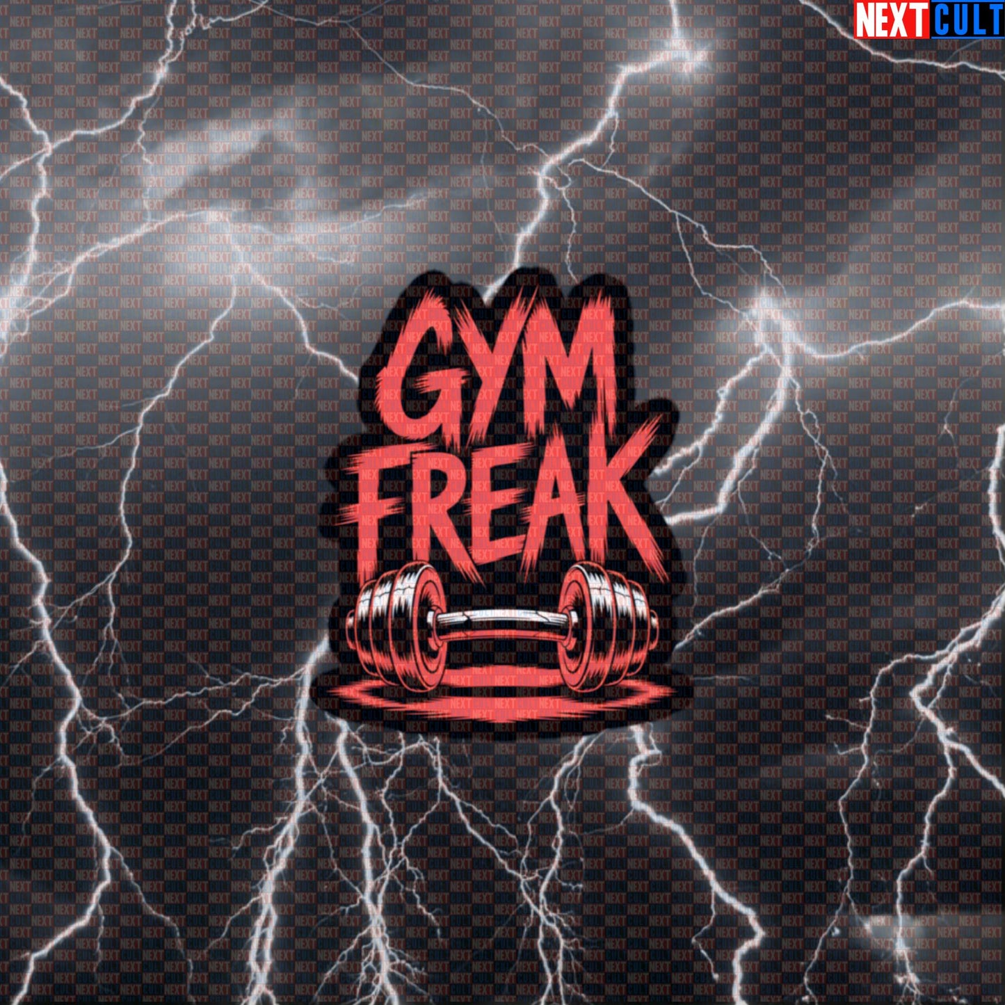 Funny Gym Freak Sticker - Korn Metal Workout Decal for Water Bottles & Gym Gear Default Title Stickers Next Cult Brand