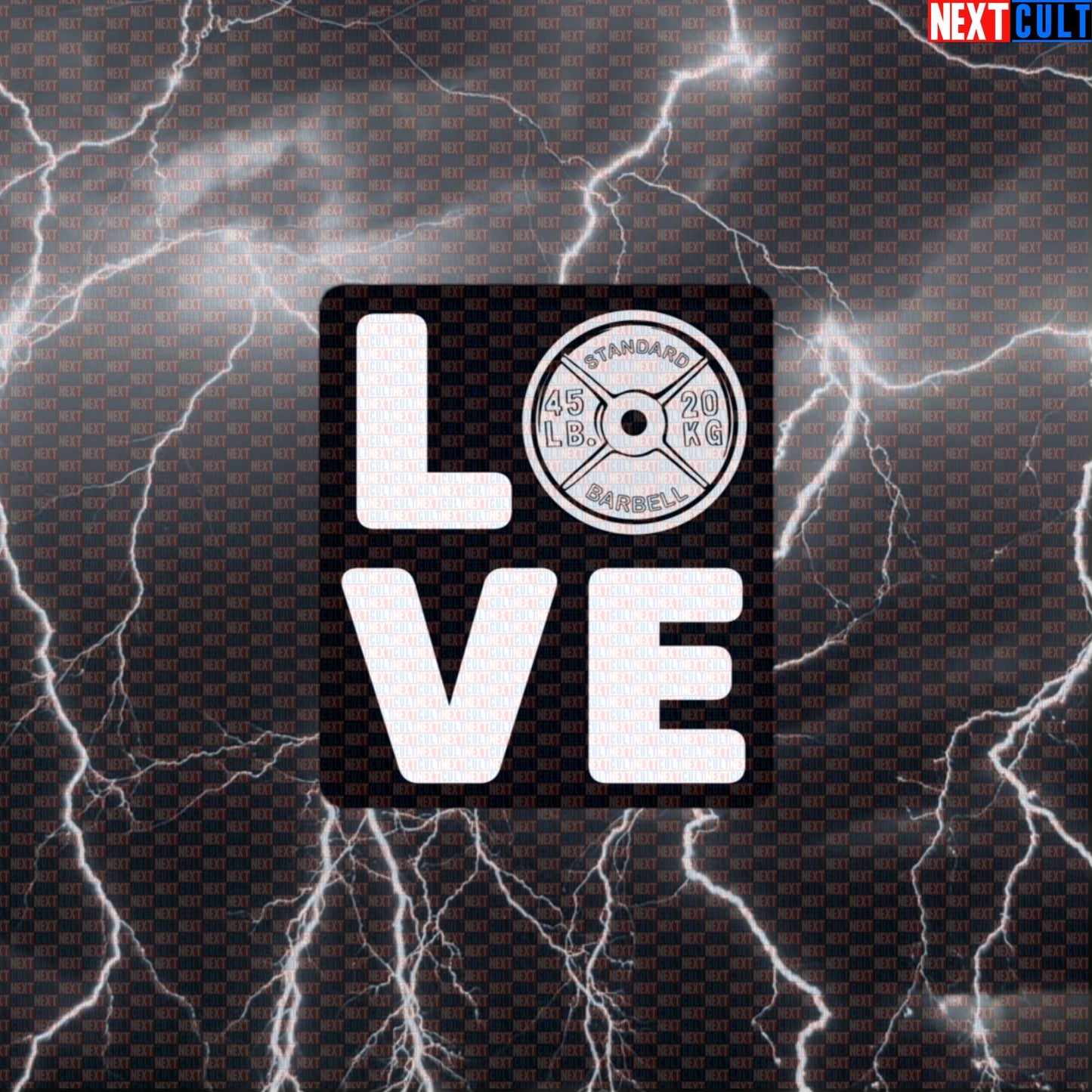 I Love Gym Valentine's Day Funny Gym Sticker - Gym Lover Meme Decal for Water Bottles & Gear Default Title Stickers Bodybuilding Fitness Gym Powerlifting Valentine's Day Workout Next Cult Brand