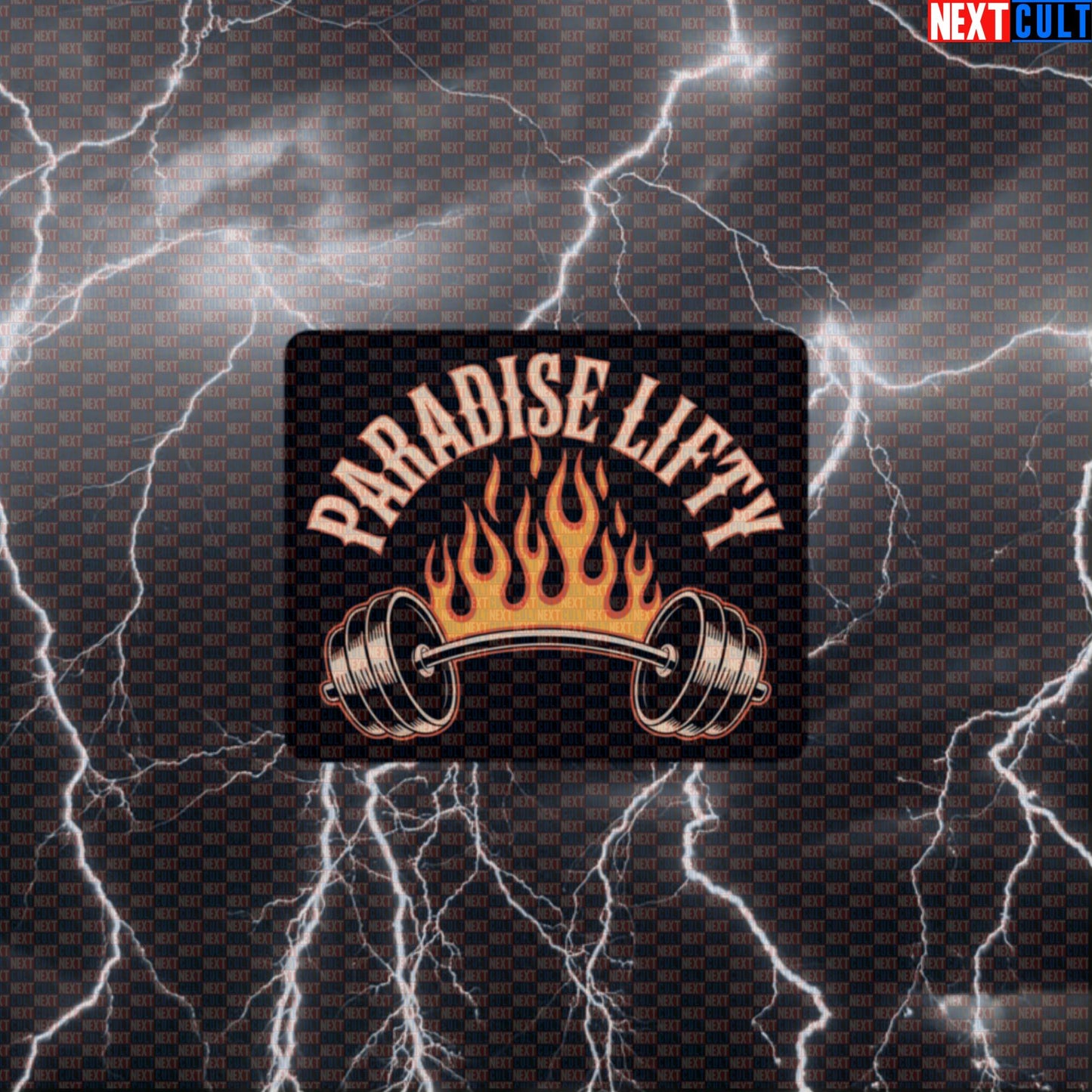 Paradise Lifty Funny Rock & Roll Gym Sticker - Guns and Roses Meme Decal for Water Bottles Default Title Stickers Bodybuilding Fitness Guns N' Roses Gym Powerlifting Rock Music Workout Next Cult Brand