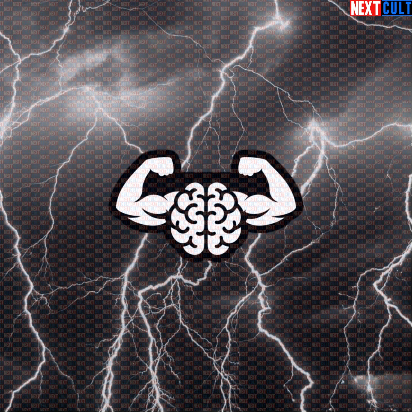 Mind Muscle Perfection Brain and Biceps Gym Sticker for Science Based Lifting and Home Gym Pride Default Title Stickers Bodybuilding Fitness Gym Home Gym Workout Next Cult Brand