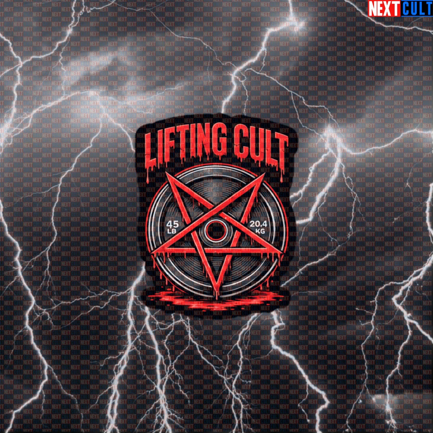 Lifting Cult Funny Gym Sticker Meme Bodybuilding Powerlifting Workout Decal Cult Fitness Gym Sticker Default Title Stickers Next Cult Brand