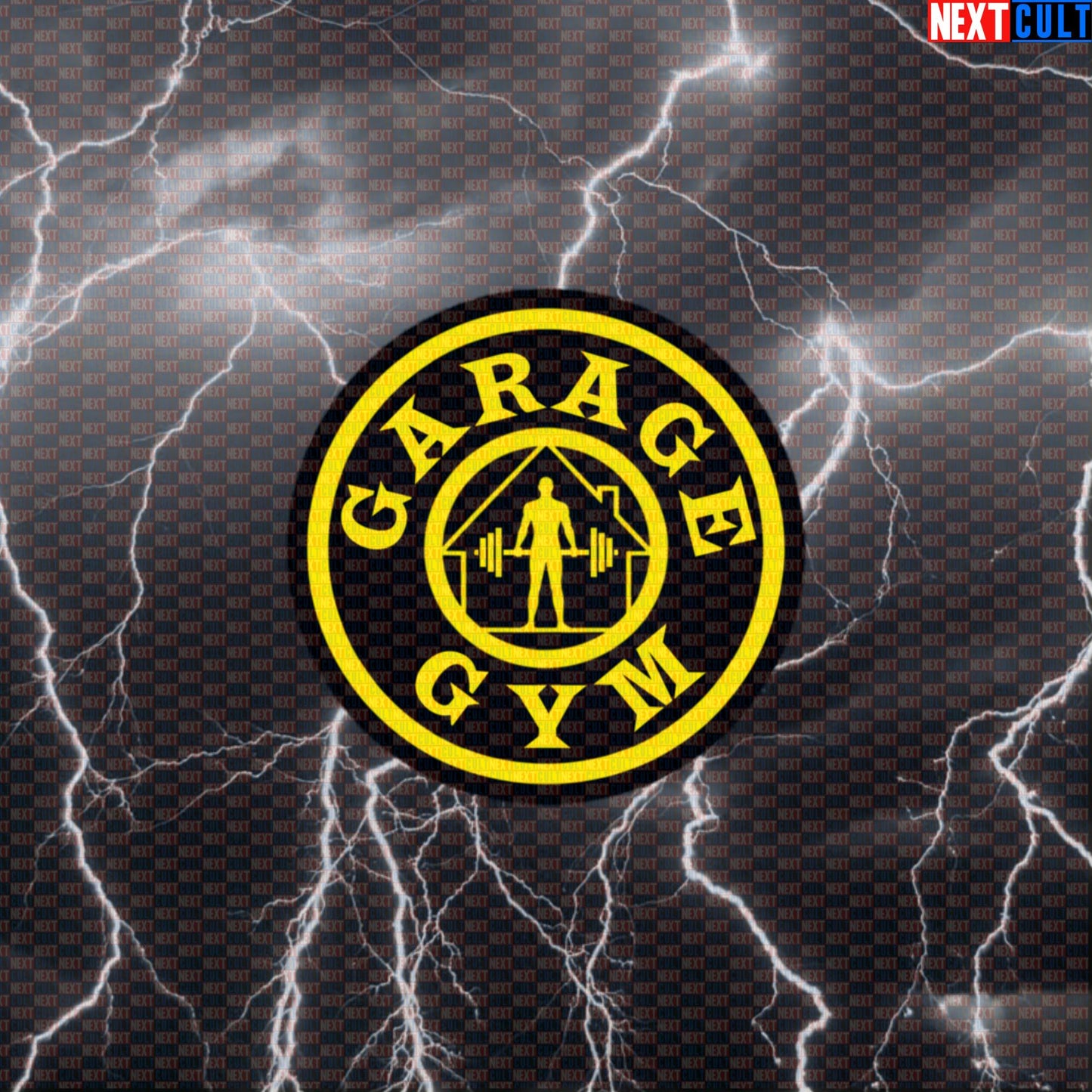 Funny Garage Gym Sticker Decal for Water Bottles Laptops Home Gym Equipment Gymbros Default Title Stickers Next Cult Brand