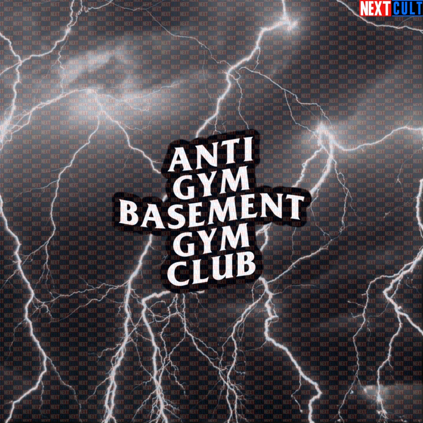 Basement Gym Club Funny Gym Sticker Decal for Water Bottles Laptops Garage Gym Basement Lifters Default Title Stickers Next Cult Brand