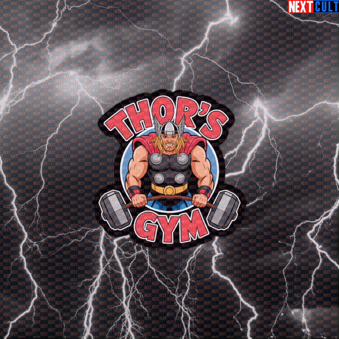 Thor’s Gym Hero Funny Gym Sticker Decal for Water Bottles Laptops Gym Gear Workout Sticker Superhero Gym Fans Default Title Stickers Next Cult Brand