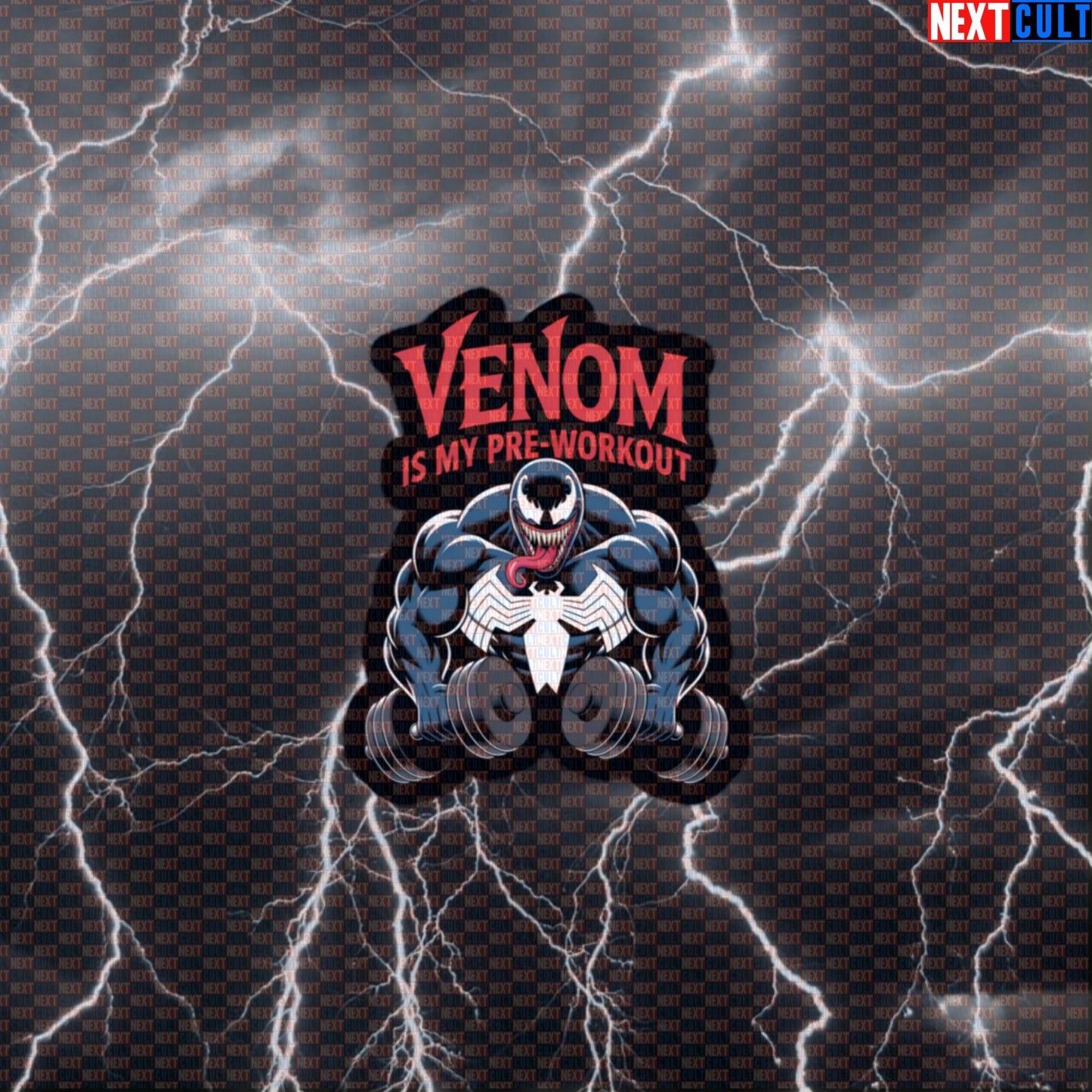 Venom Is My Preworkout Funny Gym Sticker Decal for Water Bottles Laptops Gym Gear Marvel Venom Fans Default Title Stickers Next Cult Brand