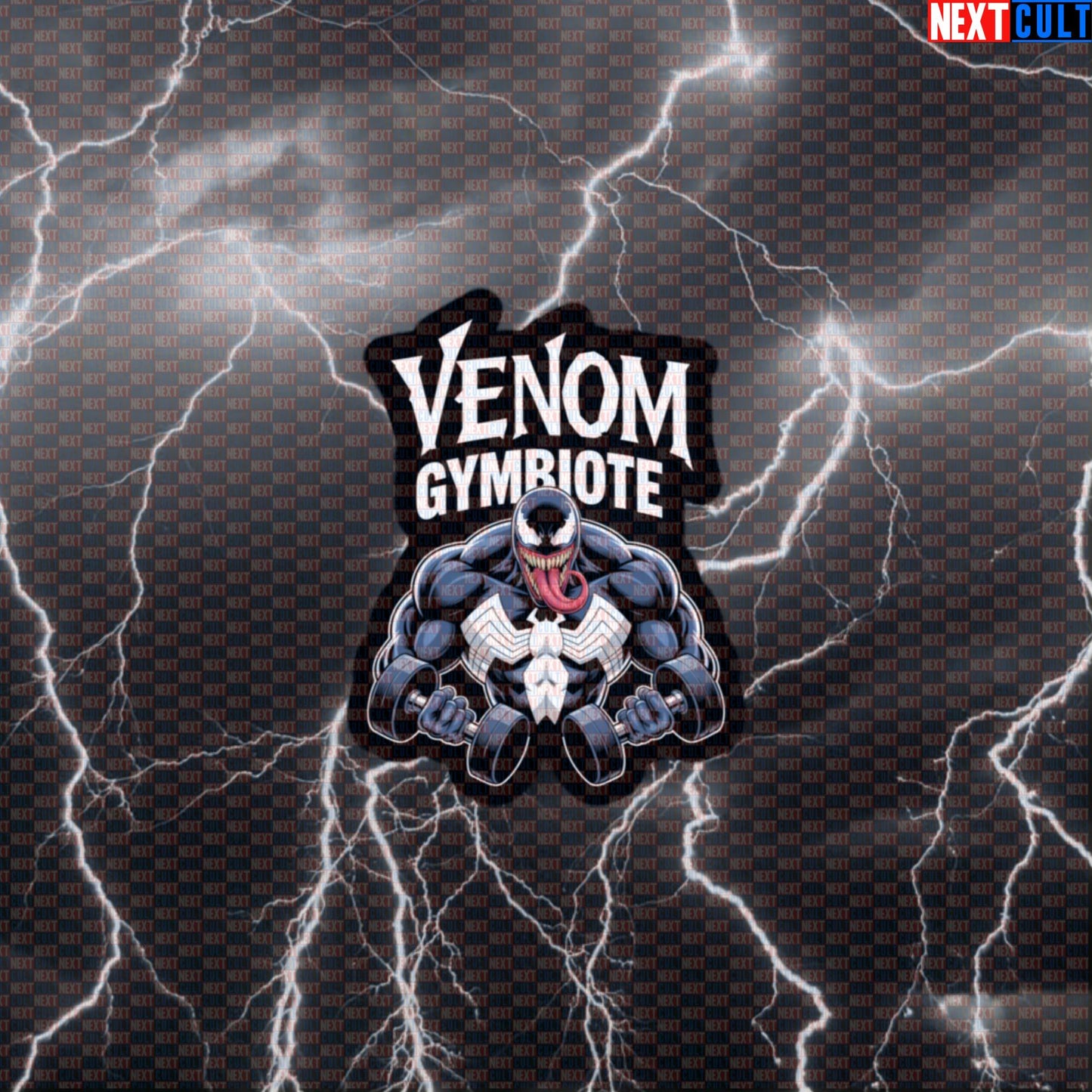 Venom Gymbiote Funny Gym Sticker Decal for Water Bottles Laptops Gym Gear Comic Workout Fans Default Title Stickers Next Cult Brand