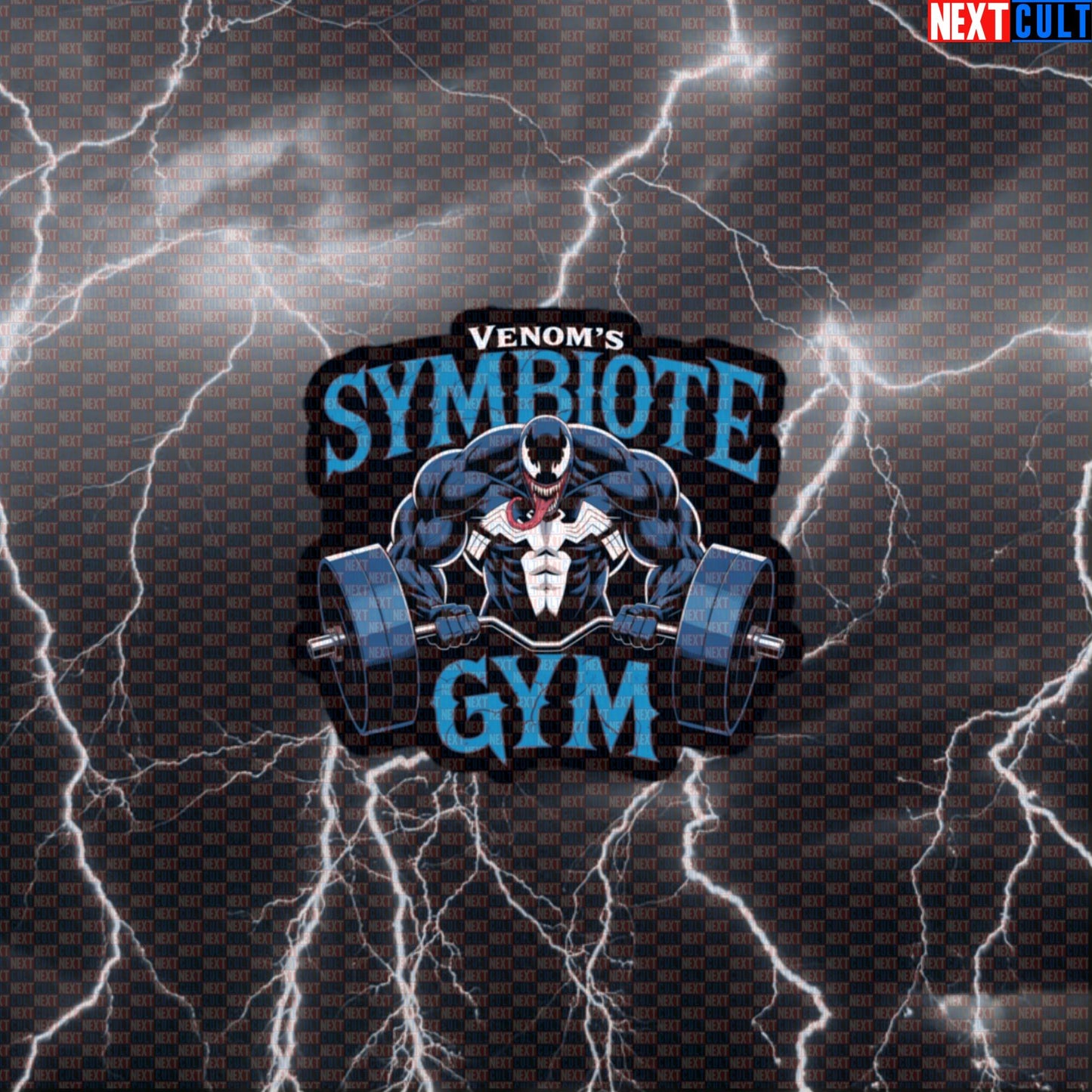Symbiote Gym Hero Venom Funny Gym Sticker Decal for Water Bottles Laptops Gym Gear Bodybuilding Fans Default Title Bodybuilding Films Fitness Gym Powerlifting Superheroes Venom Workout Next Cult Brand