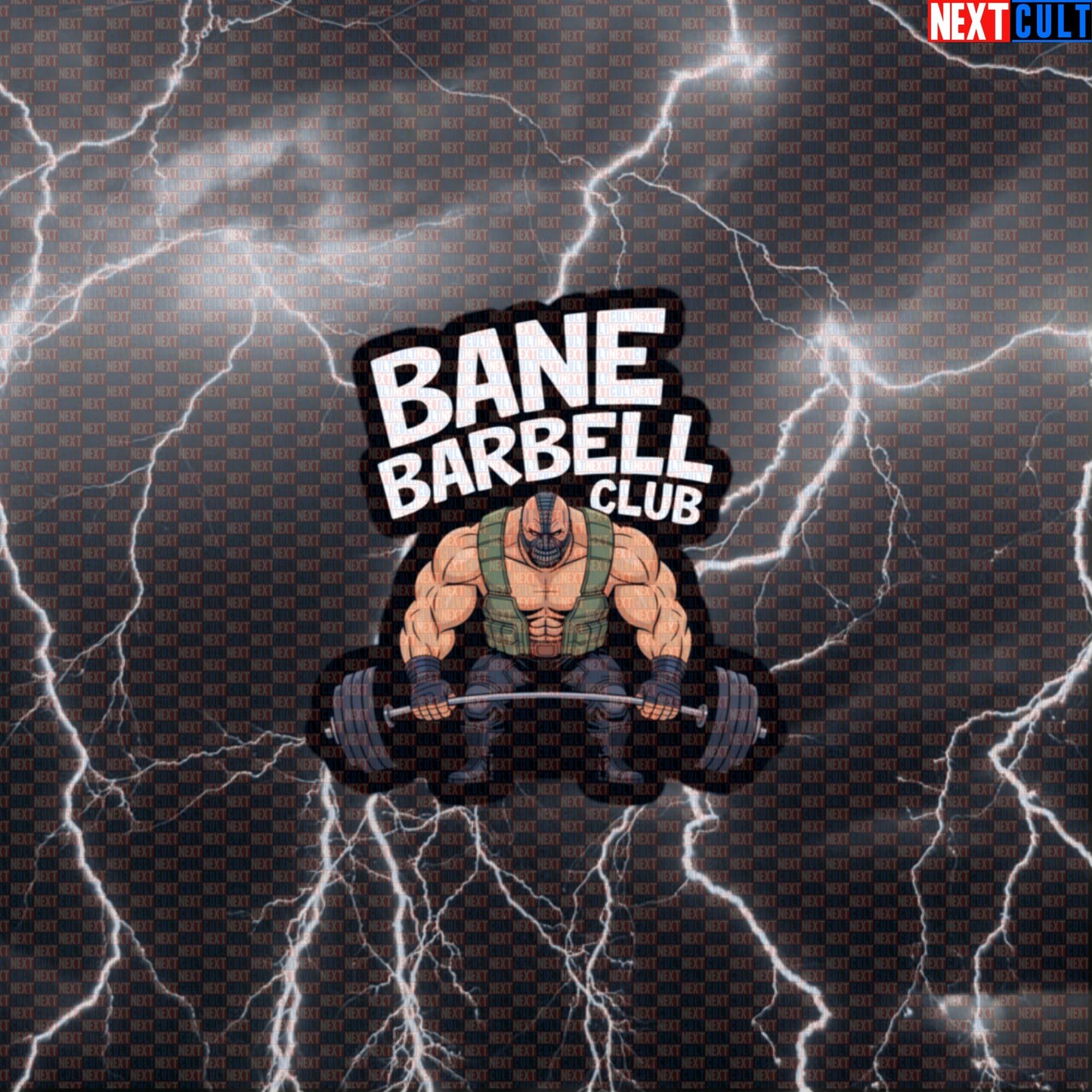 Bane Barbell Club Funny Gym Sticker Decal for Water Bottles Laptops Gym Gear Barbell Training Default Title Bane Bodybuilding Films Fitness Gym Leg Day Powerlifting Superheroes Workout Next Cult Brand
