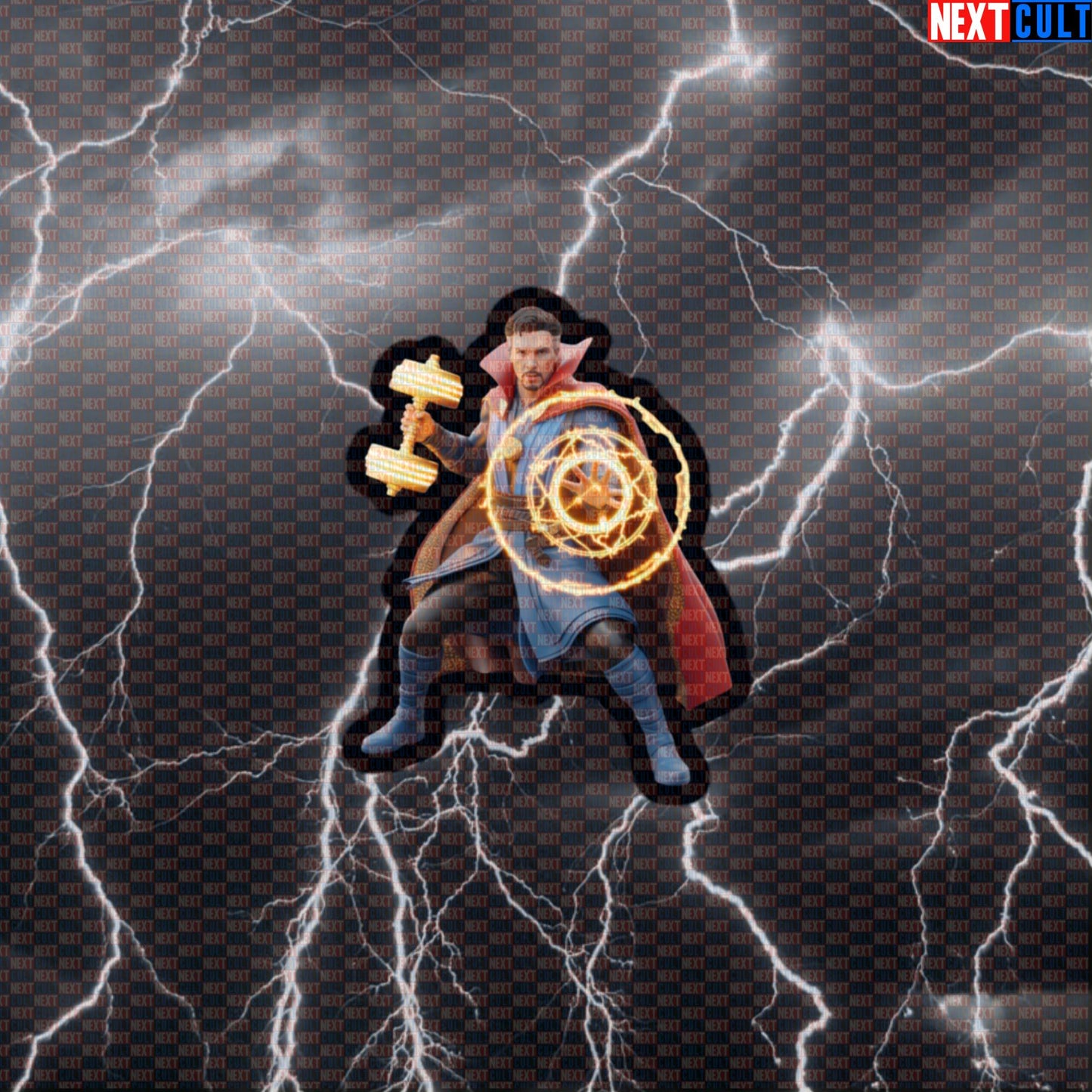 Doctor Strange Funny Gym Sticker Decal for Water Bottles Laptops Gym Gear Superhero Workout Fans Default Title Stickers Next Cult Brand